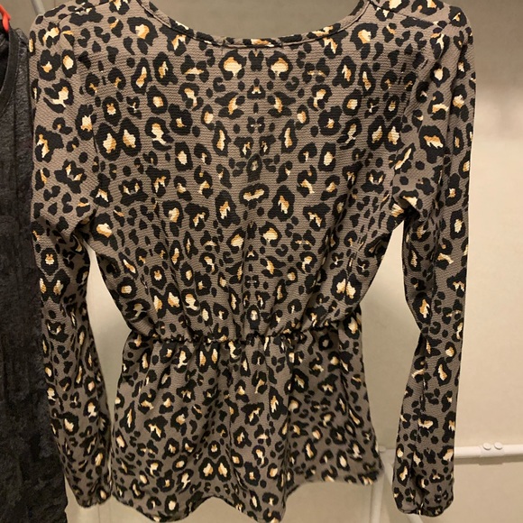 Cheetah Print Willow And Root Blouse - Picture 3 of 3